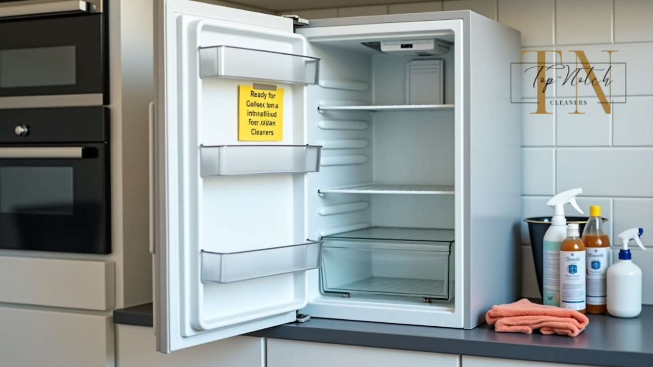 Fridge and Oven Emptied & Ready for Deep Cleaning